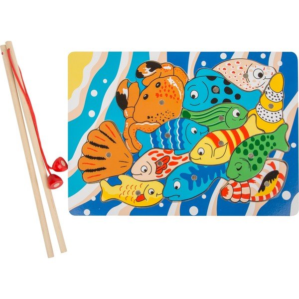 Gioco di pesca in legno per bambini - Legler-image-1