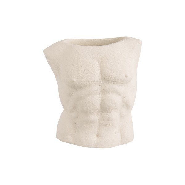 Vaso in poliresina bianco Male - PT LIVING-image-2