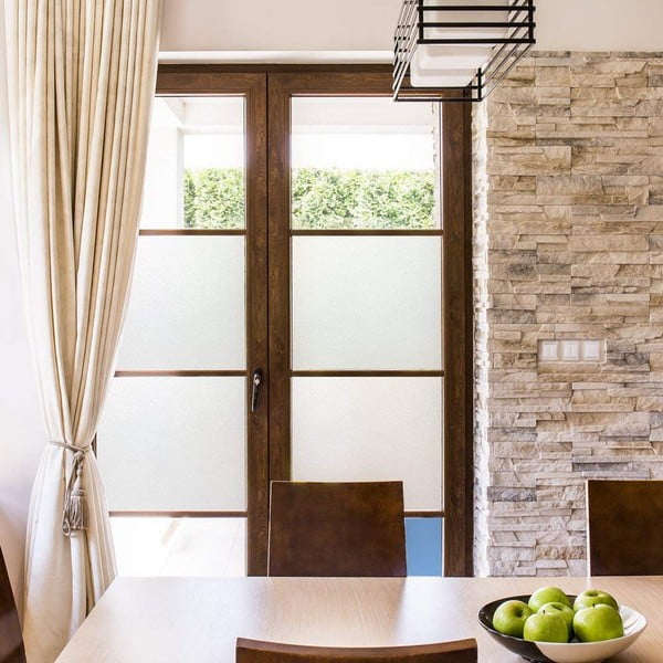 Vetro adesivo smerigliato con pellicola protettiva , altezza 2 m - Ambiance-image-1