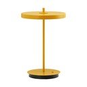Lampada da tavolo LED gialla in metallo con paralume in metallo (altezza totale 31 cm) Asteria Move – UMAGE