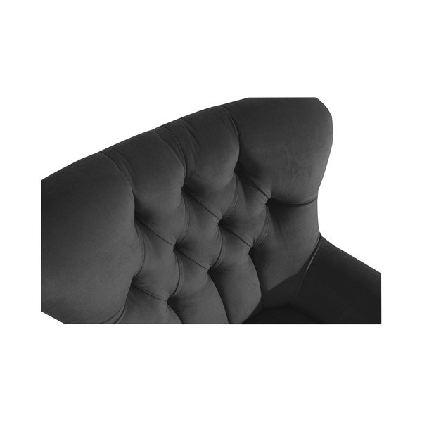 Poltrona Brandon in pelle scamosciata antracite - Max Winzer-image-2