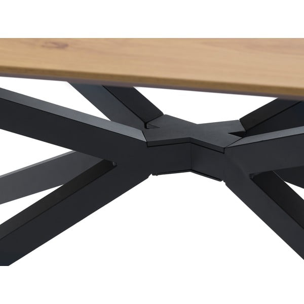 Tavolo da pranzo con piano effetto rovere 100x200 cm Cesura – Unique Furniture-image-3