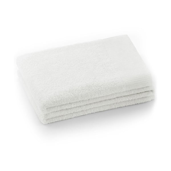 Asciugamano bianco in spugna di cotone 50x100 cm Amari - AmeliaHome