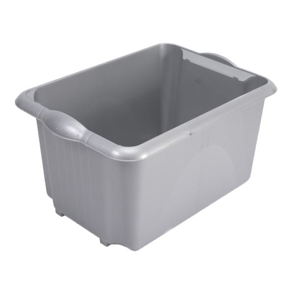 Contenitore grigio Unistore Box Metallic, 30 l - Addis