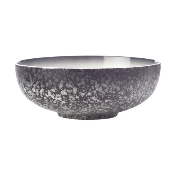 Ciotola in ceramica bianca-nera Caviar, ø 19 cm - Maxwell & Williams