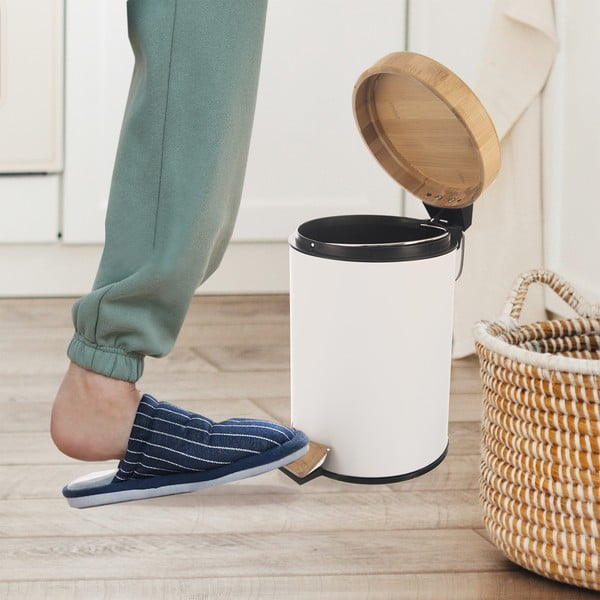 Cestino in metallo a pedale 3 l - Orion-image-1