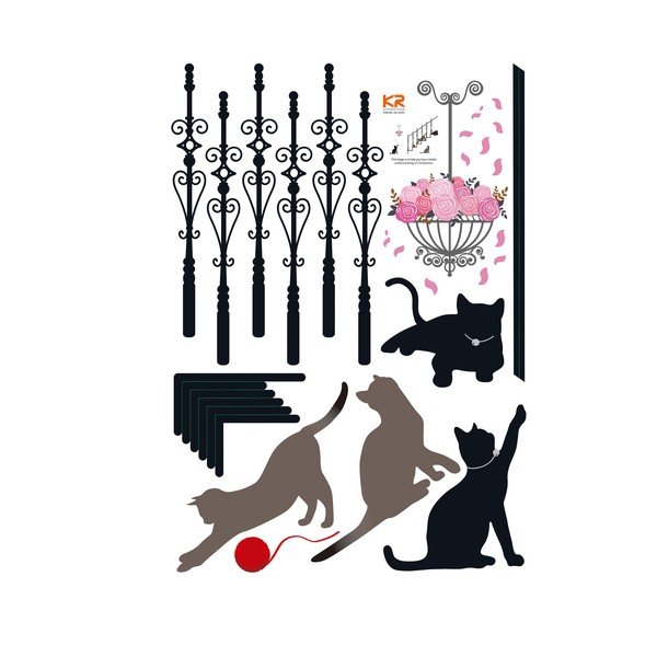 Gatti adesivi, scale e petali di rosa - Ambiance-image-3