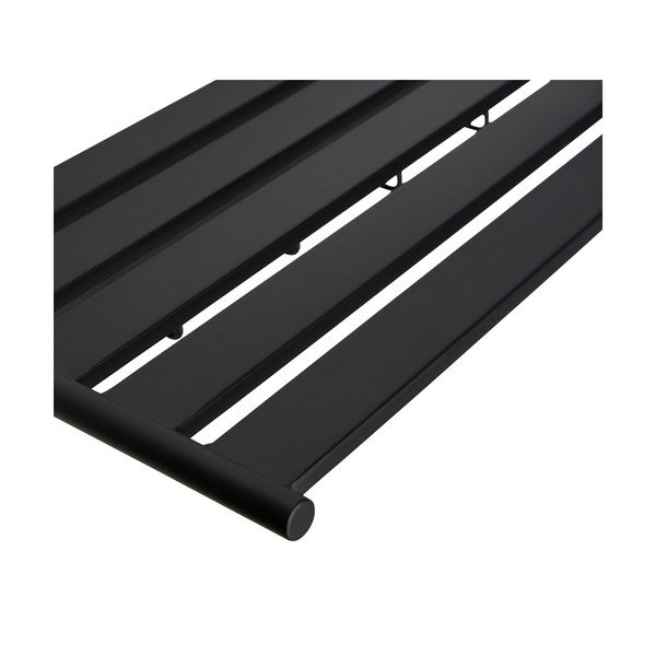 Attaccapanni nero in metallo con ripiano Fusion - Hübsch-image-2