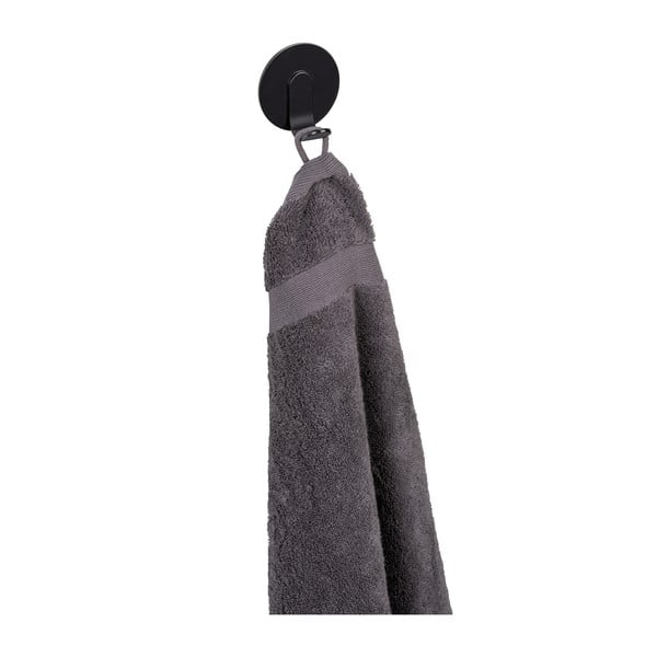 Ganci metallici autoportanti nero opaco in set di 2 pezzi Bivio - Wenko-image-3