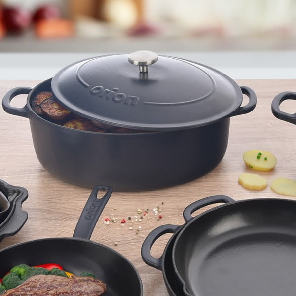 Teglia da forno in ghisa 27x42 cm LITINA SMALT - Orion-image-3