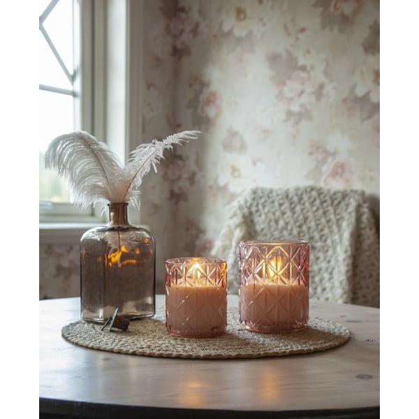 Candela a LED con alimentazione a batteria (altezza totale 10 cm) Flamme Romb – Star Trading-image-1