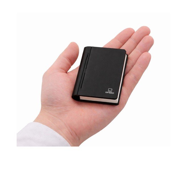 Decorazione luminosa nera con ricarica USB portatile BookLight – Gingko
