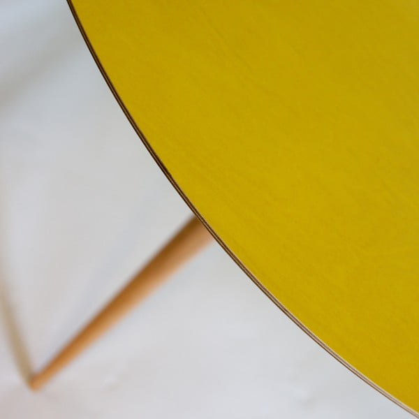 Tavolo da pranzo giallo Triad - Ragaba-image-1