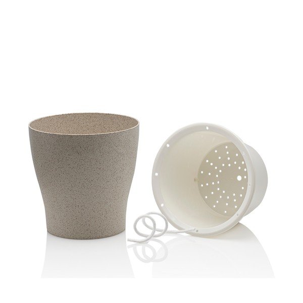 Vaso autoinnaffiante in plastica ø 17 cm Loppy - Tomasucci-image-1