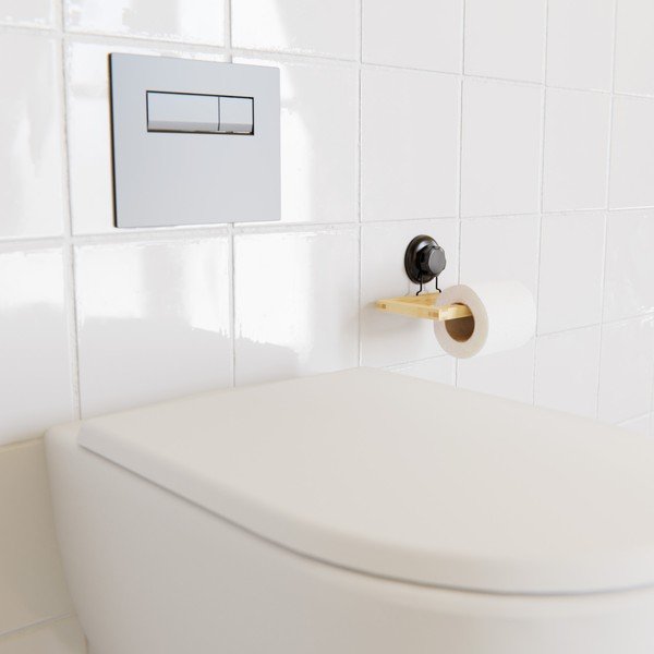 Porta carta igienica autoportante in bambù Bestlock SPA - Compactor-image-4