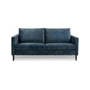 Divano in velluto blu scuro 153 cm Adagio - Scandic