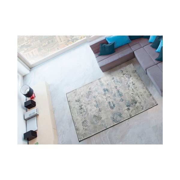 Tappeto grigio Chenile Gris, 140 x 200 cm - Universal-image-1