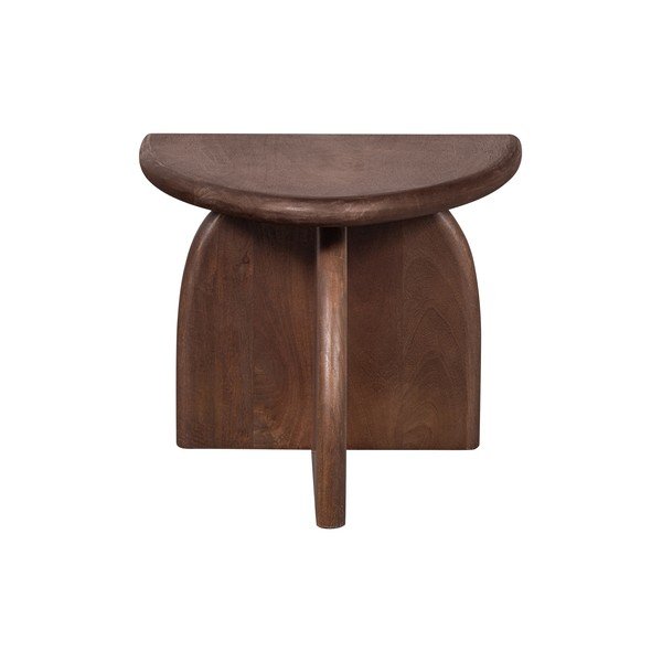 Tavolino in legno di mango 50x60 cm Nalin - WOOOD-image-1