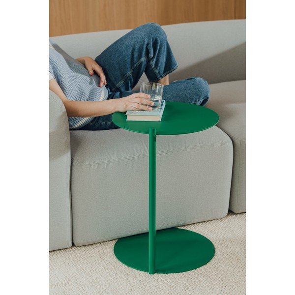 Tavolino rotondo in acciaio 41x40 cm Ande – noo.ma-image-3