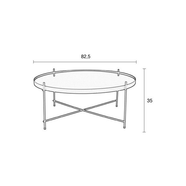 Tavolino in rame Cupid XXL - Zuiver-image-4
