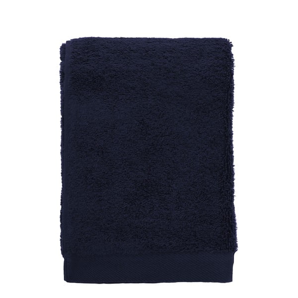 Asciugamano tipo terry blu scuro in cotone 50x100 cm Comfort – Södahl