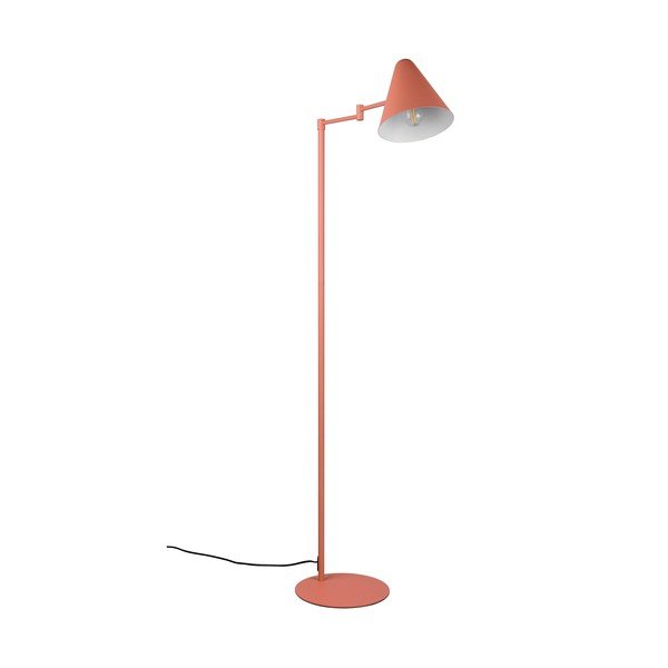 Lampada da terra arancione con struttura flessibile (altezza totale 126,5 cm) Cosima – Trio