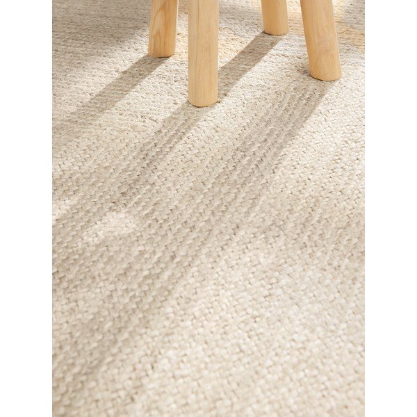 Tappeto color crema in iuta reversibile/tessuto a mano 200x300 cm Juno – Hanse Home-image-4