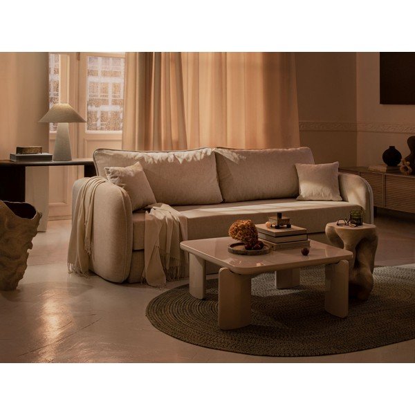 Divano beige allungabile 225 cm – Micadoni -image-2