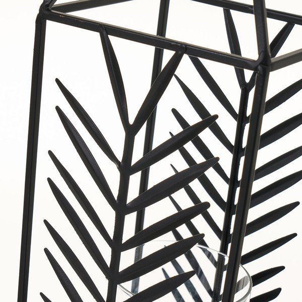 Lanterna in metallo nero, altezza 40,5 cm - Casa Selección-image-2