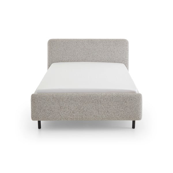 Letto matrimoniale imbottito beige rete non inclusa 160x200 cm Primo – Meise Möbel-image-4