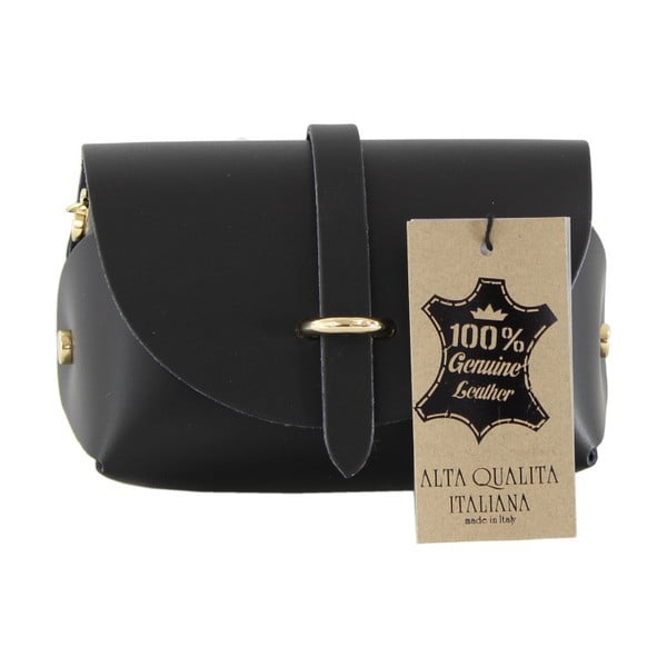Astuccio Loira in pelle nera - Chicca Borse-image-2