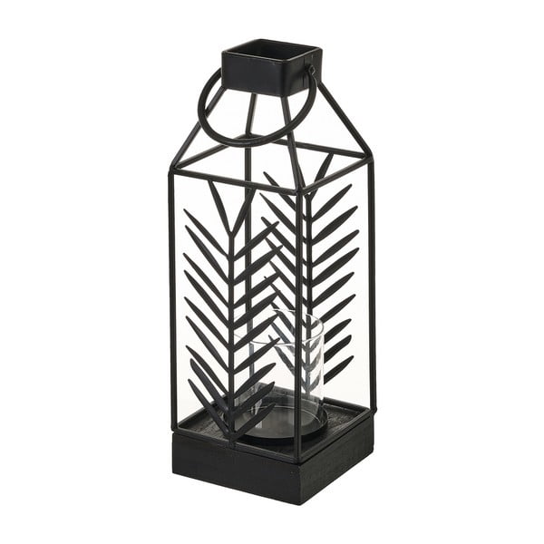 Lanterna in metallo nero, altezza 40,5 cm - Casa Selección