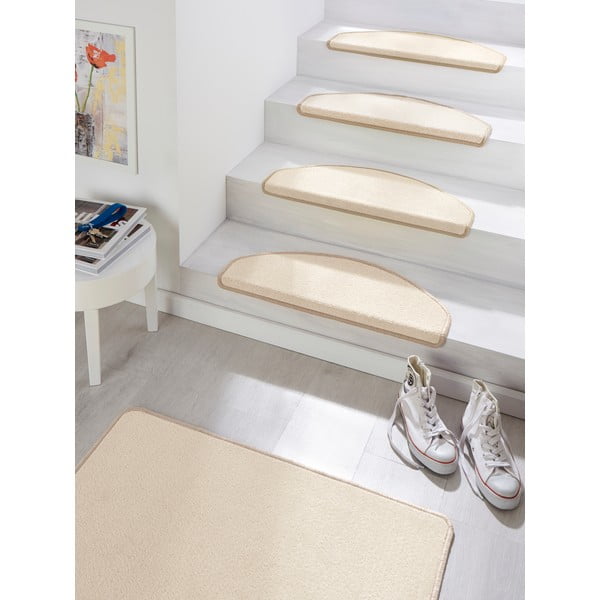Set di 15 gradini per scale color crema, 23 x 65 cm Fancy - Hanse Home-image-1