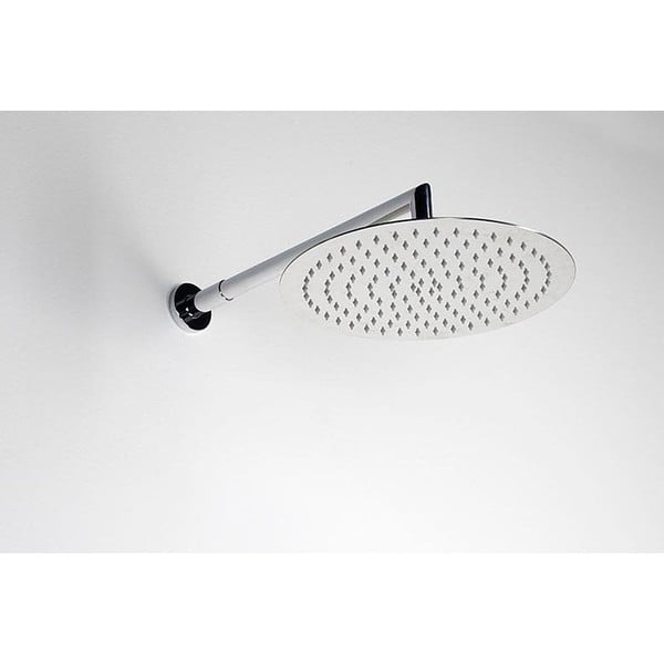 Parte in ottone per attacco doccia in argento lucido ø 6 cm - Sapho-image-1