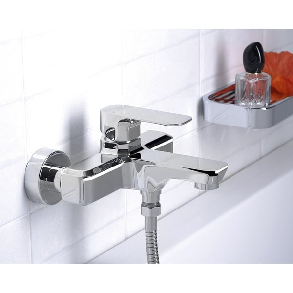 Rubinetto per vasca da bagno dorato da parete (con due uscite) Spy – Sapho-image-3