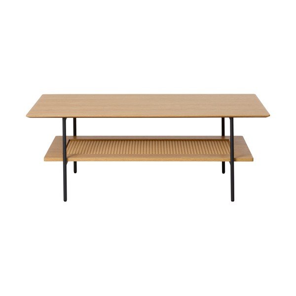 Tavolino da salotto di colore naturale con effetto rovere 55x110 cm Pensacola – Unique Furniture-image-1