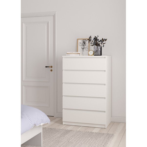 Credenza bianca 77x121x50 cm Naia – Tvilum-image-1