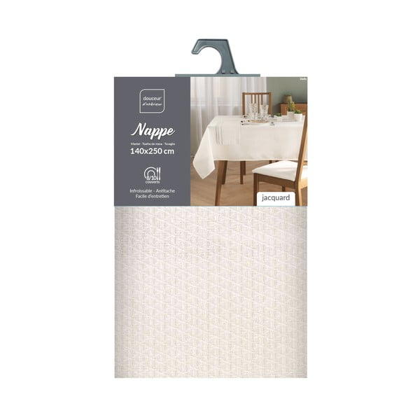 Tovaglia in jacquard 140x250 cm Stella – douceur d'intérieur-image-4