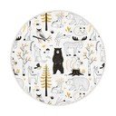 Tappeto per bambini giallo e bianco ø 120 cm Comfort - Mila Home