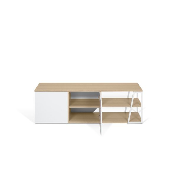 Tavolo TV bianco 145x45 cm Albi - TemaHome-image-2