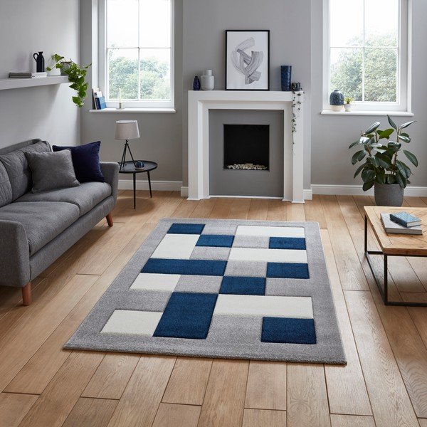 Tappeto grigio-blu , 160 x 220 cm Brooklyn - Think Rugs-image-1