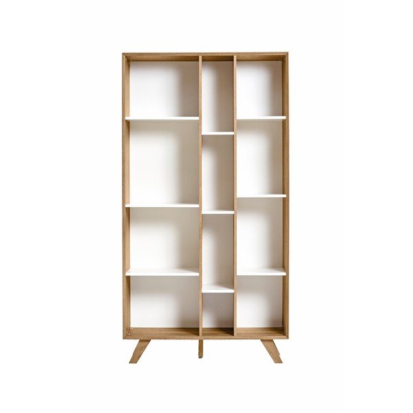 Libreria con dettagli bianchi Tivoli, 98 x 184 cm - Marckeric-image-1