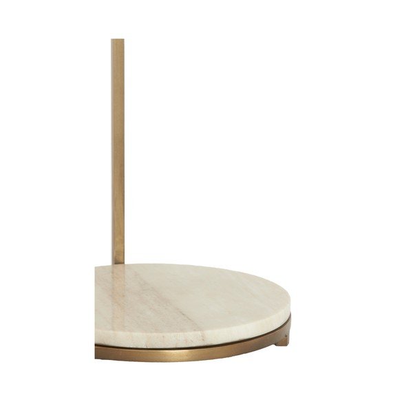 Tavolino rotondo con piano in marmo ø 26 cm Leda – Light & Living-image-4