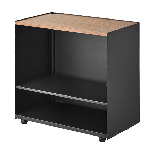 Carrello portaoggetti nero in metallo 60x59x35 cm Tower – YAMAZAKI