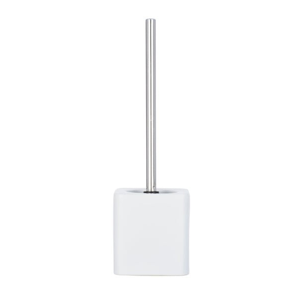 Scopino in ceramica bianca opaca Hexa - Wenko-image-1