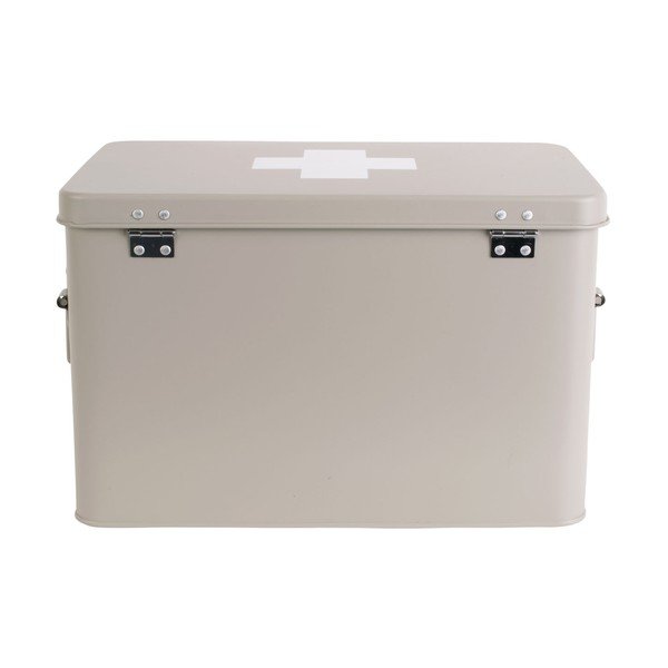 Armadietto per medicinali in metallo beige Medicina, larghezza 31,5 cm - PT LIVING-image-4