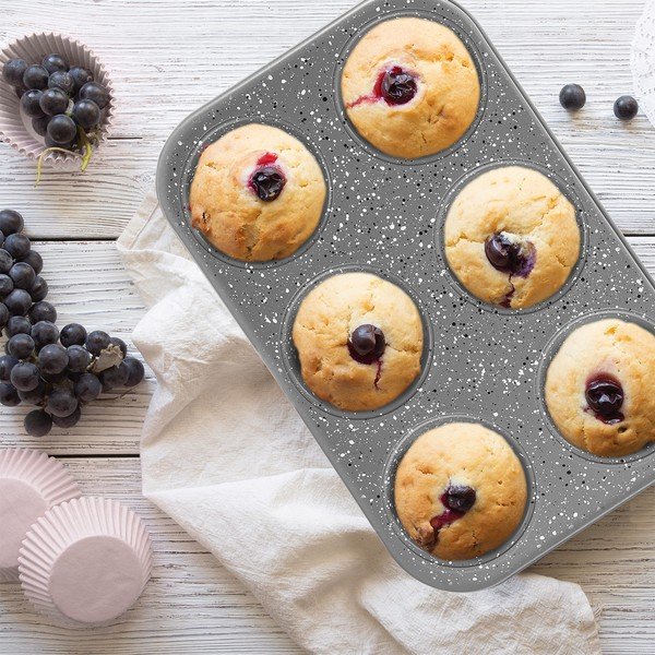 Stampo da forno in metallo per muffin 22x32 cm Grande – Orion-image-1