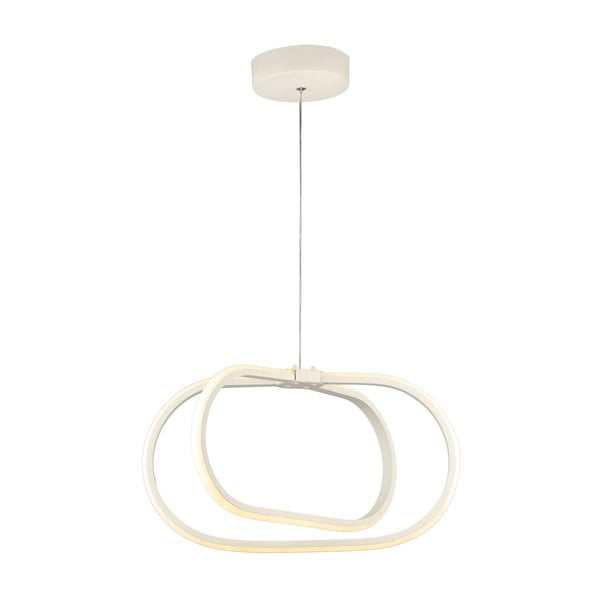 Lampadario LED bianco in metallo ø 42 cm Loca – Squid Lighting