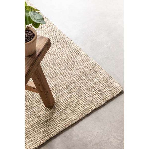 Tappeto color crema in iuta 80x150 cm Bouclé – Hanse Home-image-4