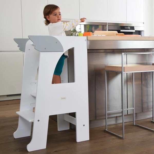 Alettoni supplementari grigi per la torre di apprendimento Montessori - Rocket Baby-image-4